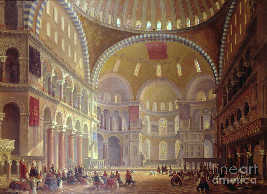 The Blue Mosque Painting by Eva Gonzales