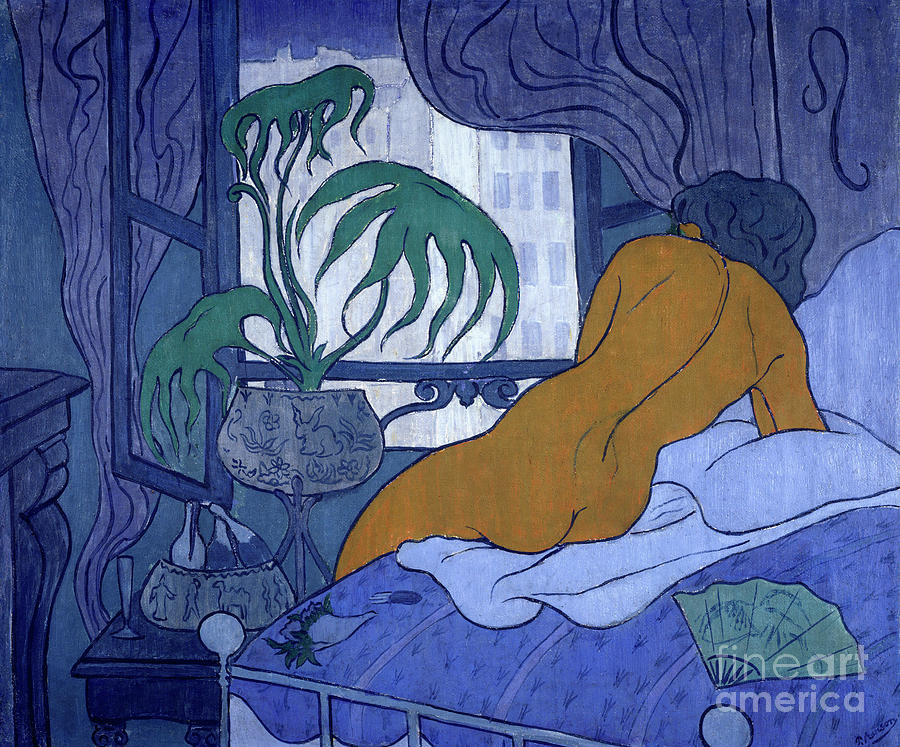 The Blue or Nude Room at the Fan  Painting by Paul Ranson