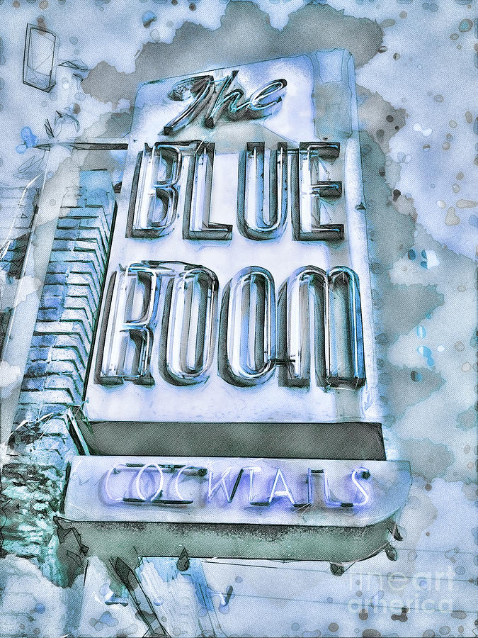 The Blue Room in Blue Photograph by Lenore Locken