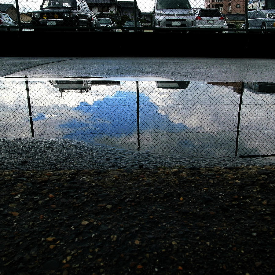 The Blue Sky Reflected Photograph by Photographer, Loves Art, Lives In Kyoto