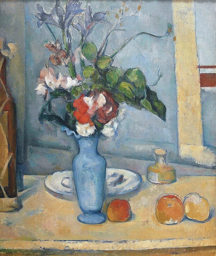 The Blue Vase 1889 90 Painting by Paul Cezanne Paintings | Fine Art America