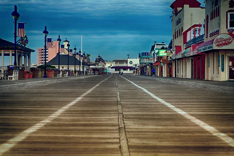 Summer Photograph - The Boardwalk Ocean City New Jersey by James DeFazio