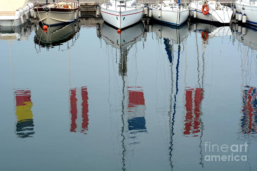 City Photograph - The Boat And The Reflection by Liberowolf City Photograph - The Boat And The Reflection by Liberowolf
