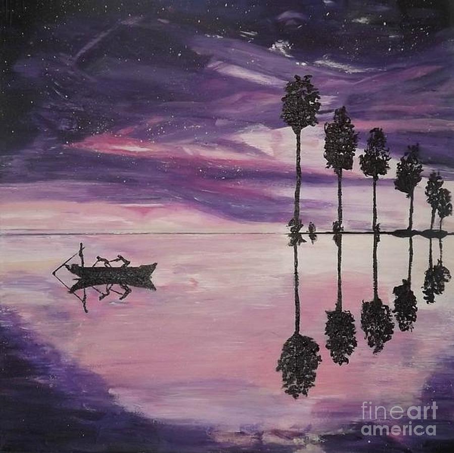 The Boaters Painting by Denise Morgan