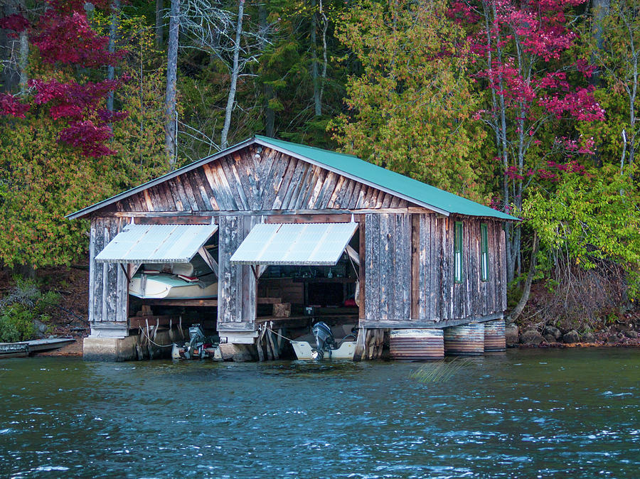 The Boathouse Photograph by Stewart Helberg