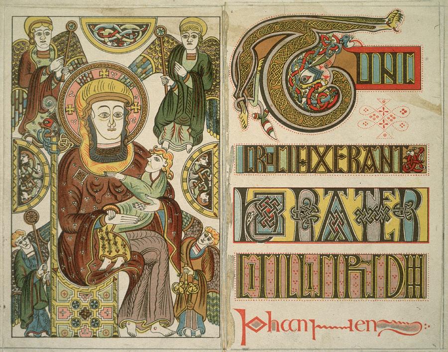 The Book Of Kells Photograph by Hulton Archive