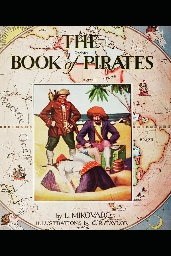 The Book of Pirates Painting by G.R. Taylor