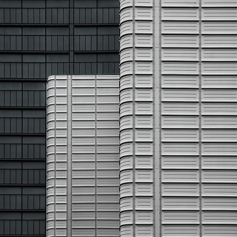 Architecture Photograph - The Books Cover Wall by Gilbert Claes