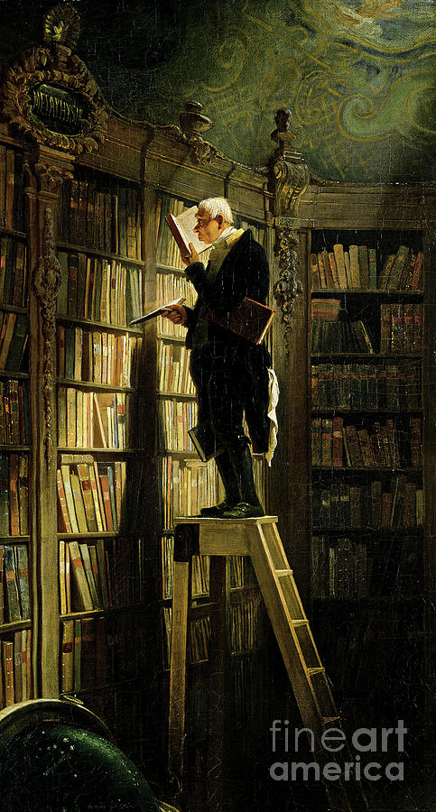 The Bookworm Drawing by Heritage Images