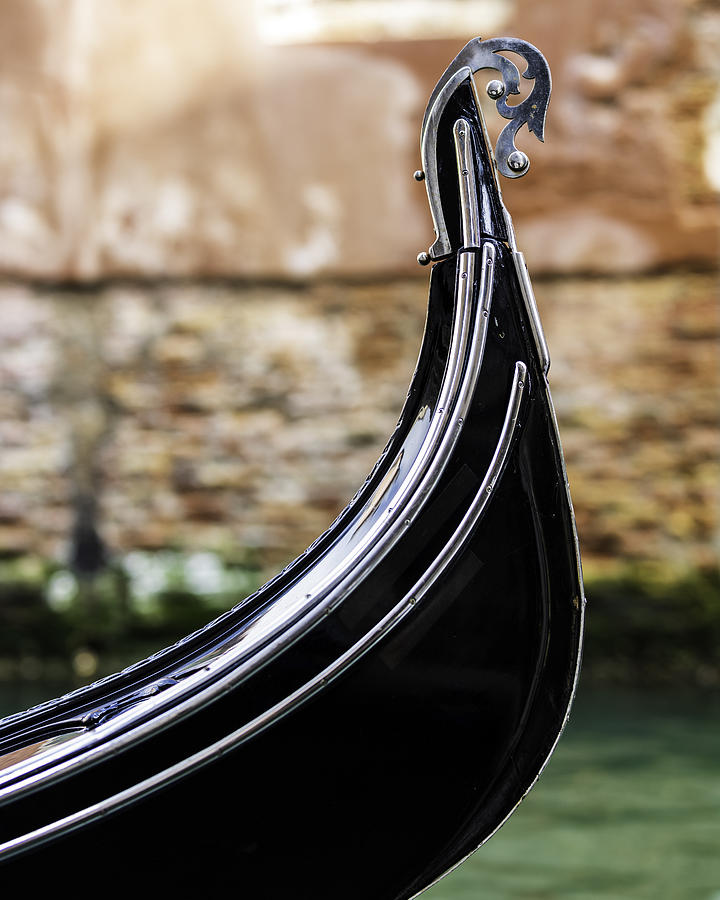 The Bow Of The Gondola Photograph by Jaros?aw Tomczak