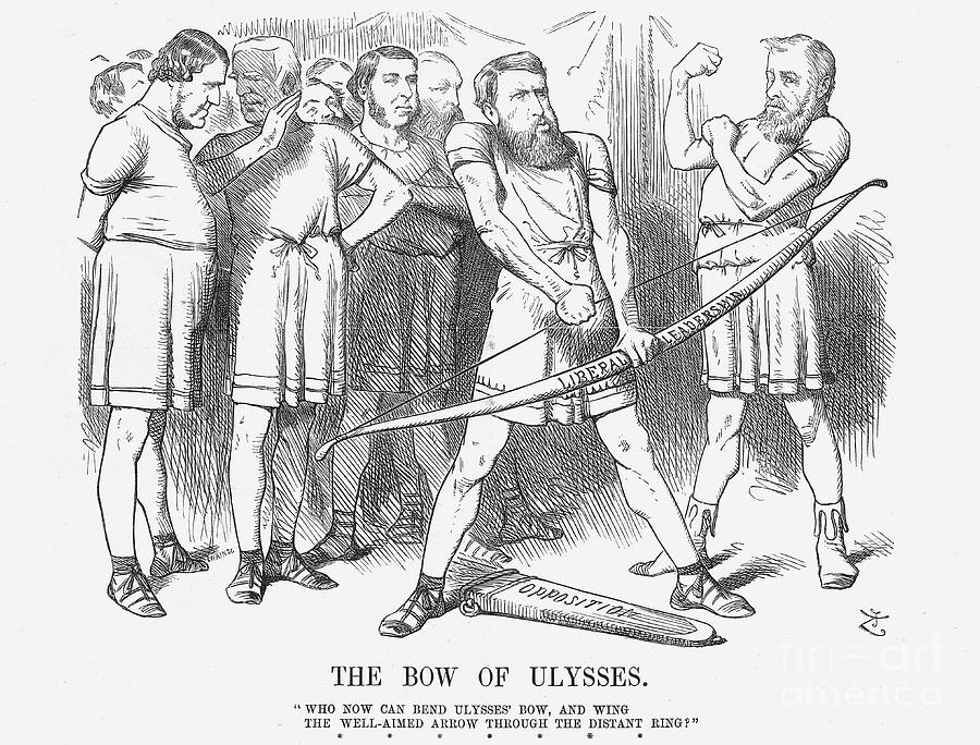 The Bow Of Ulysses, 1875. Artist Joseph Drawing by Print Collector