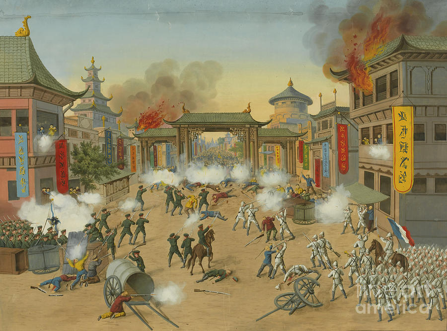 The Boxer Rebellion, Early 20th Century Drawing by Heritage Images