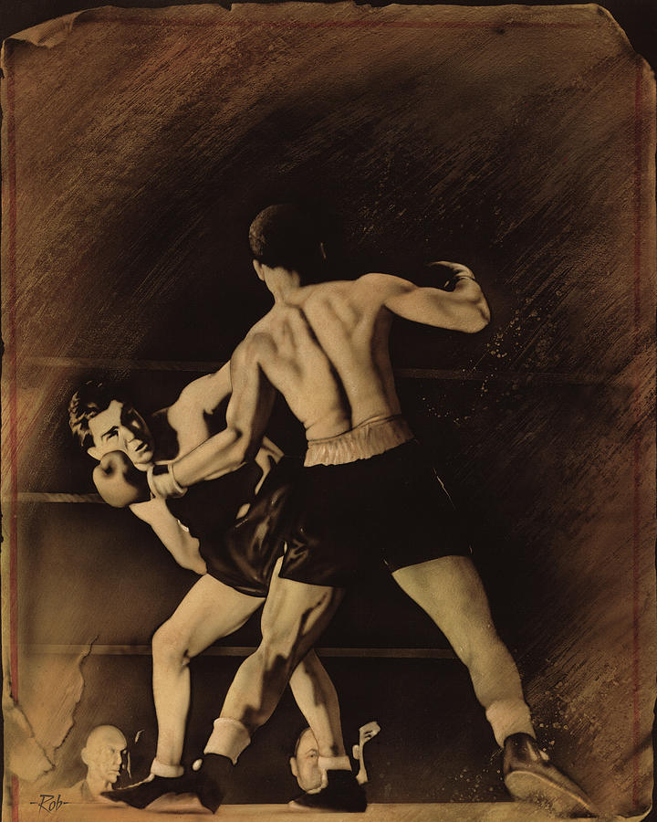 Boxing Photograph - The Boxing Match by Rob Johnson
