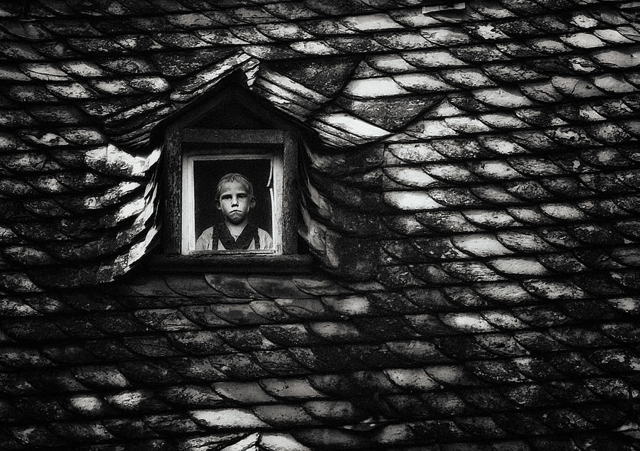 The Boy On The Roof Photograph by Holger Droste