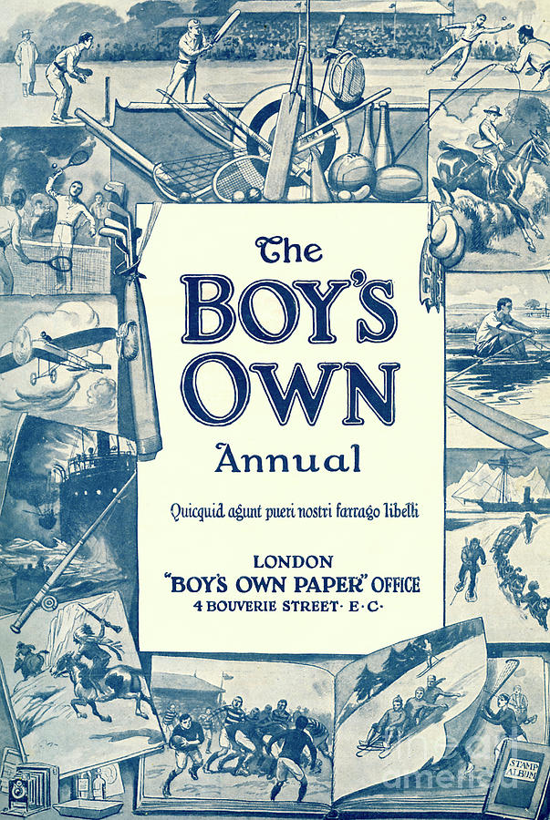 Tennis Painting - The Boys Own Annual by George Soper