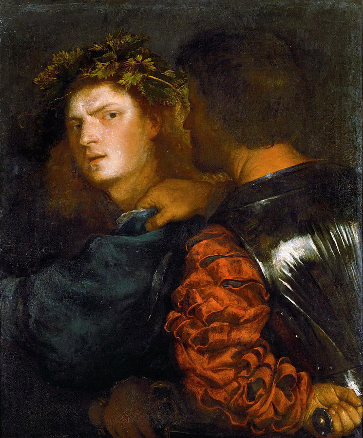 The Brave. Il Bravo Painting by Titian