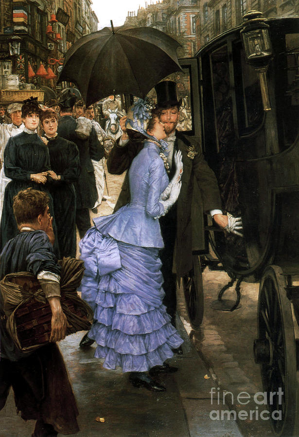 The Bridesmaid, 1883-1885. Artist James Drawing by Heritage Images