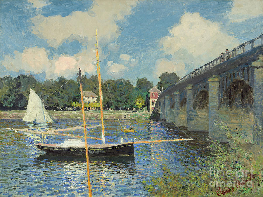 The Bridge At Argenteuil, 1874 Painting by Claude Monet