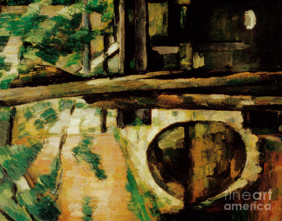 The Bridge At Maincy Painting by Paul Cezanne - Pixels