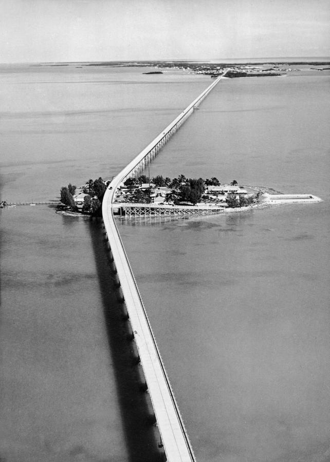 The Bridge Of Key West In Florida In Photograph by Keystone-france