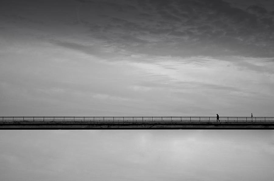 Surreal Photograph - The Bridge by Svetislav Cvetkovic