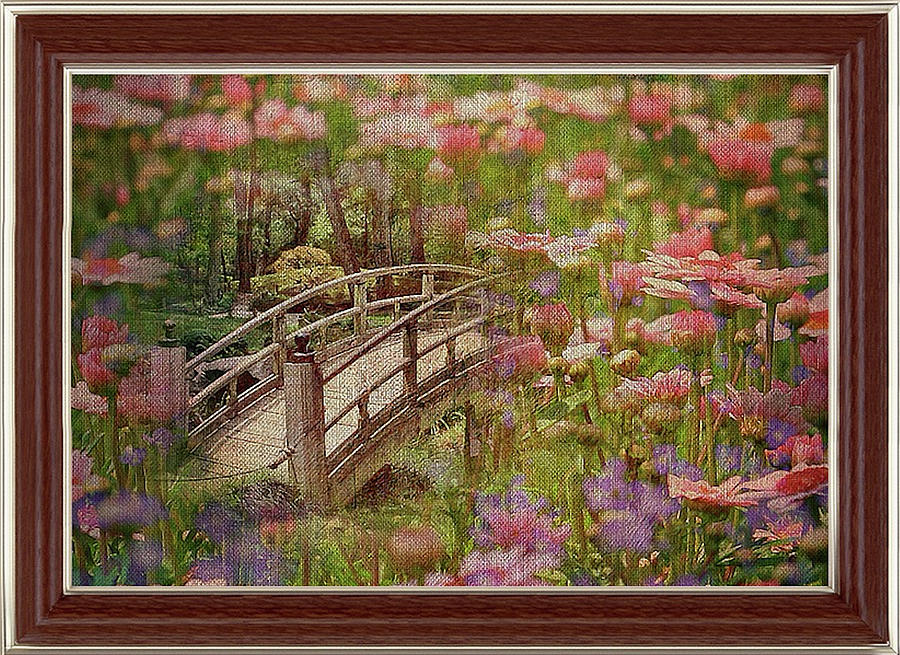 Flower Mixed Media - The Bridge To Romance by Clive Littin