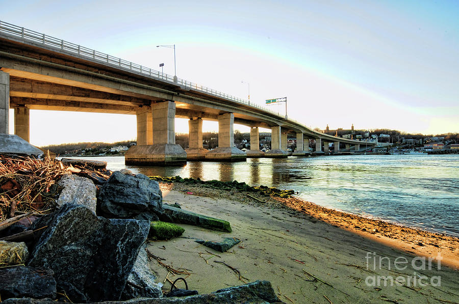 Bridge Photograph - The Bridge to Sandy Hook by Paul Ward