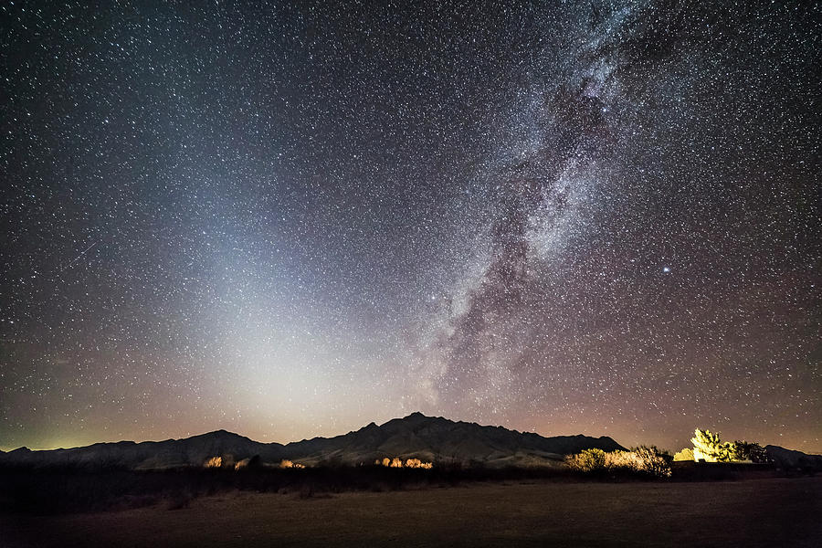 The Bright Milky Way With Zodiacal Photograph by Alan Dyer