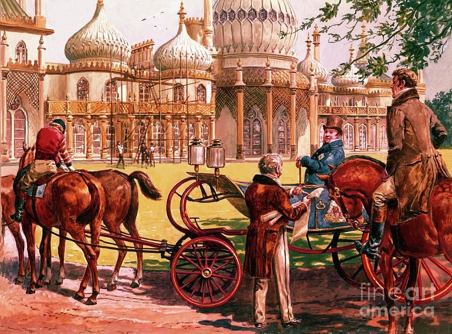Architecture Painting - The Brighton Pavilion by Cl Doughty