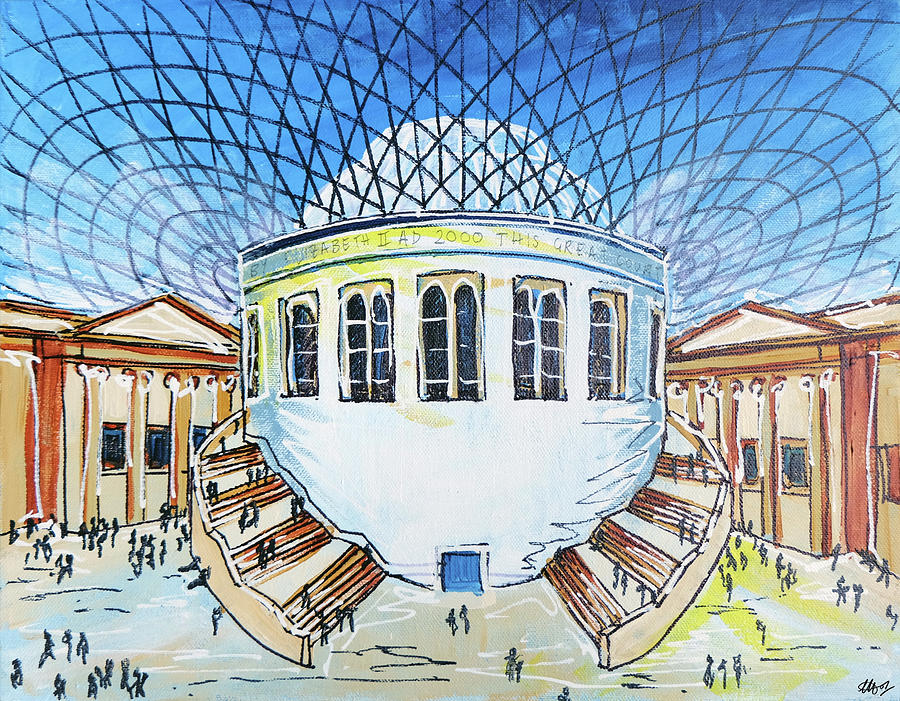 The British Museum  Painting by Laura Hol Art