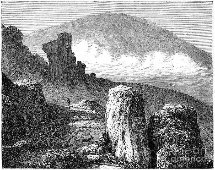 The Brocken, Or Blocksberg, Harz Drawing by Print Collector