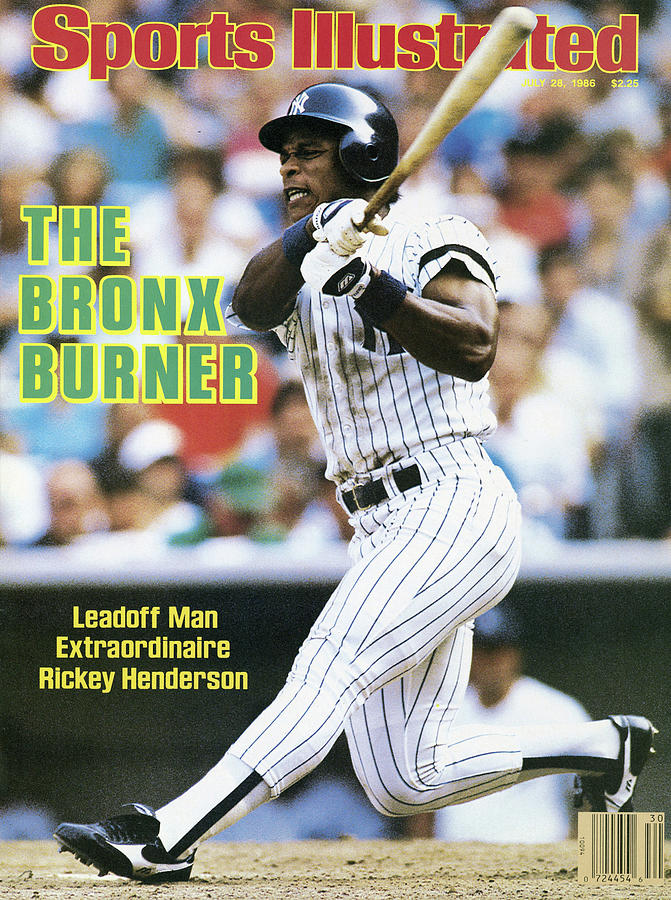 The Bronx Burner Leadoff Man Extraordinaire Rickey Henderson Sports Illustrated Cover Photograph by Sports Illustrated