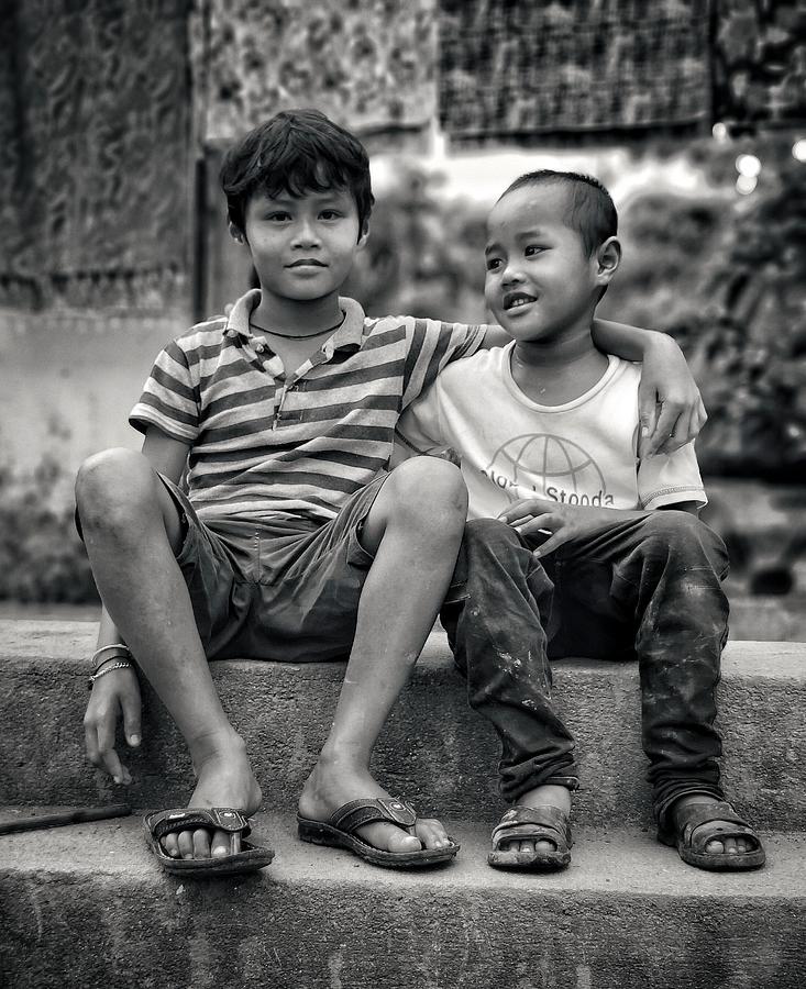 Street Photograph - The Brotherhood by Anunay Mistry