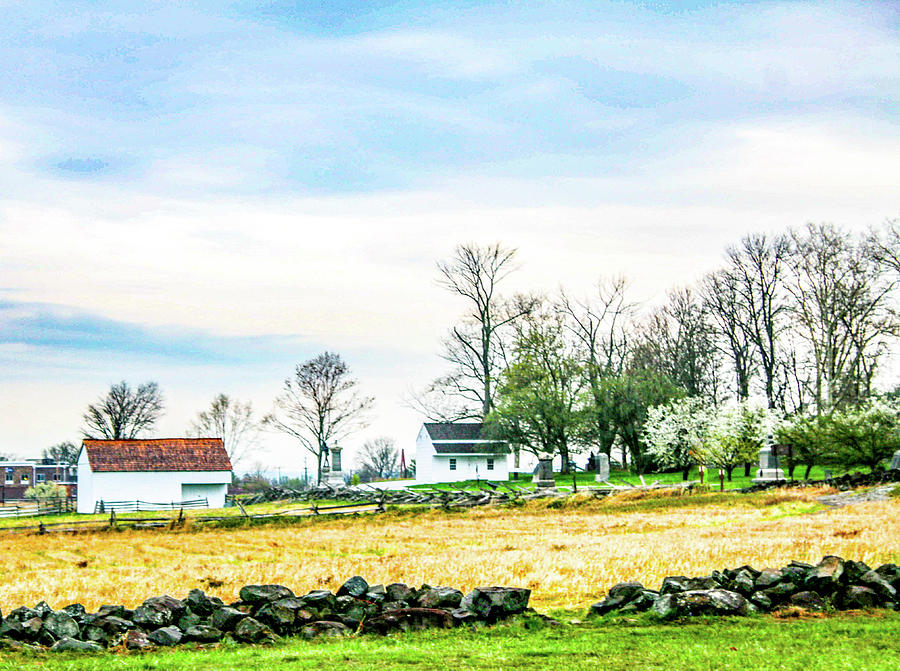 The Bryan Farm Gettysburg Battlefield Photograph by William E Rogers