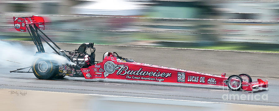 Bernstein Photograph - The Bud King Dragster by Billy Knight