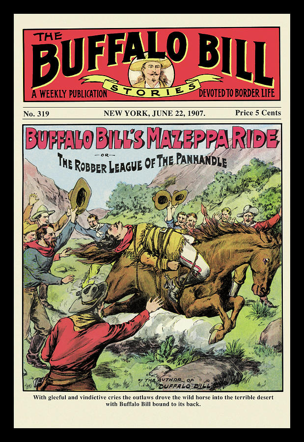 The Buffalo Bill Stories: Buffalo Bill's Mazeppa Ride Painting by ...