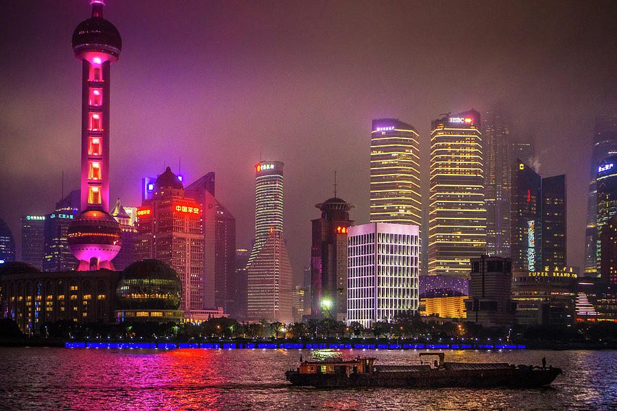 The Bund Shanghai China by Gary Gillette The Bund Shanghai China by Gary Gillette