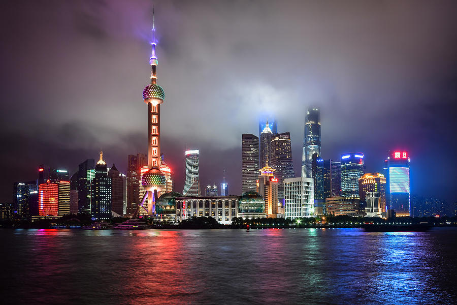 The Bund Skyline by Steven Liveoak The Bund Skyline by Steven Liveoak