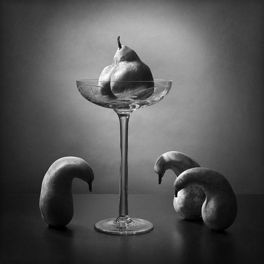 Pear Photograph - The Bureaucrat And The People by Victoria Ivanova