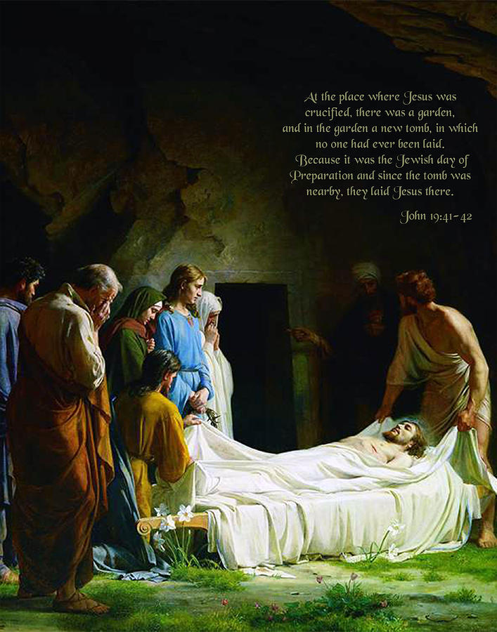 The Burial Of Jesus Photograph By Samuel Epperly - Fine Art America