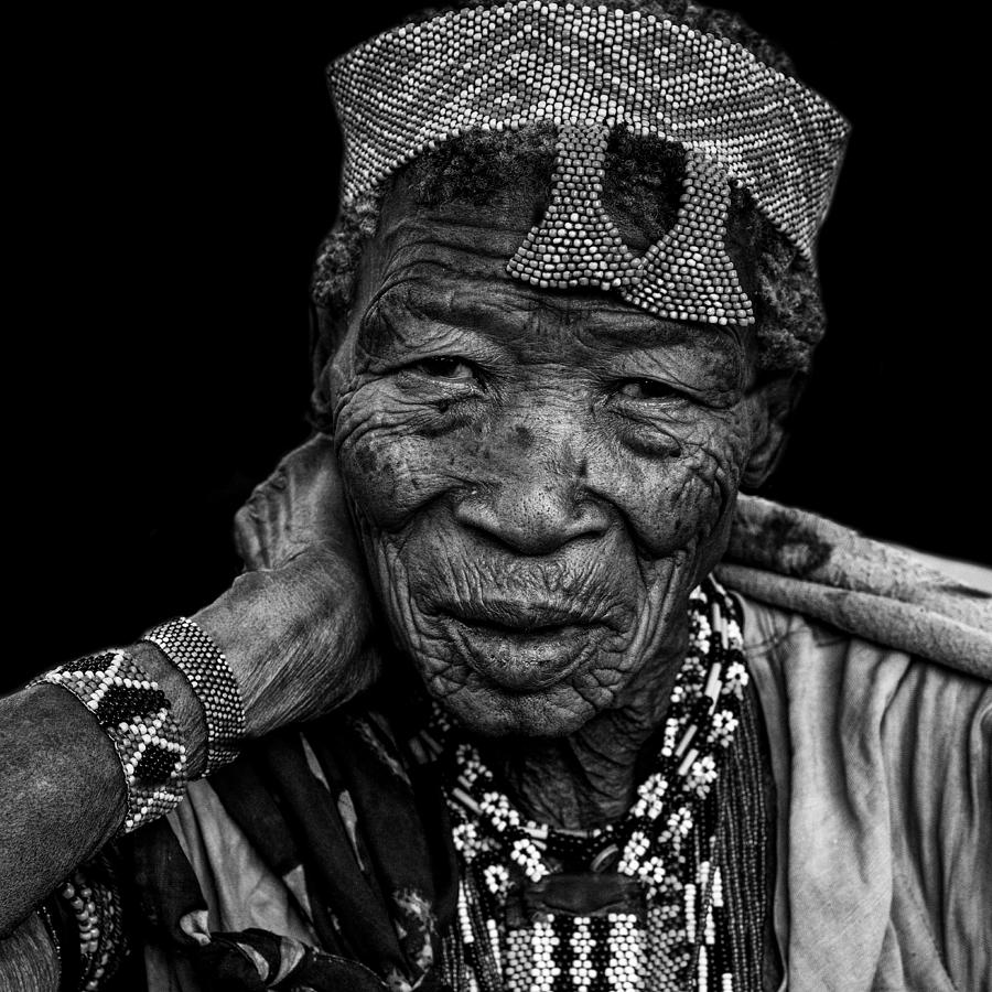 Woman Photograph - The Bushman Lady by Giuseppe Damico