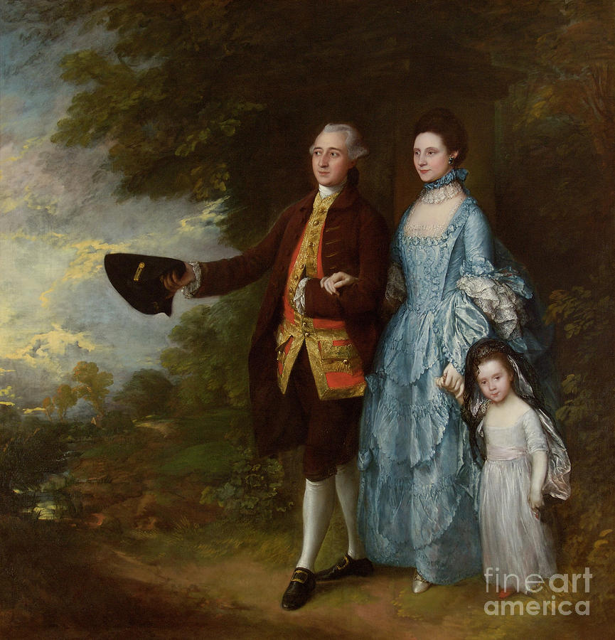 The Byam Family Painting by Thomas Gainsborough