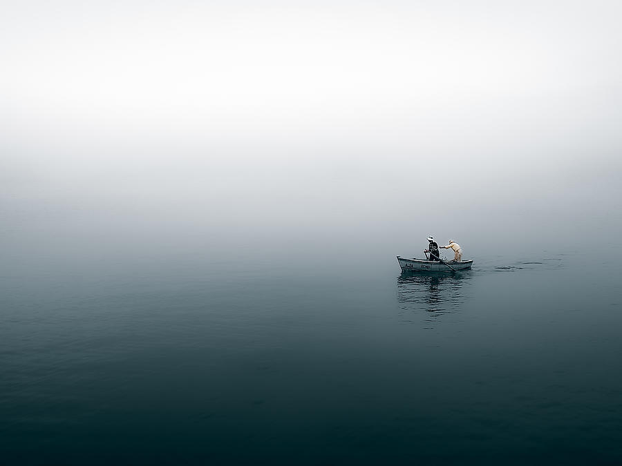The Calm Of The Sea And The Captain. Photograph by Moataz Mahmoud