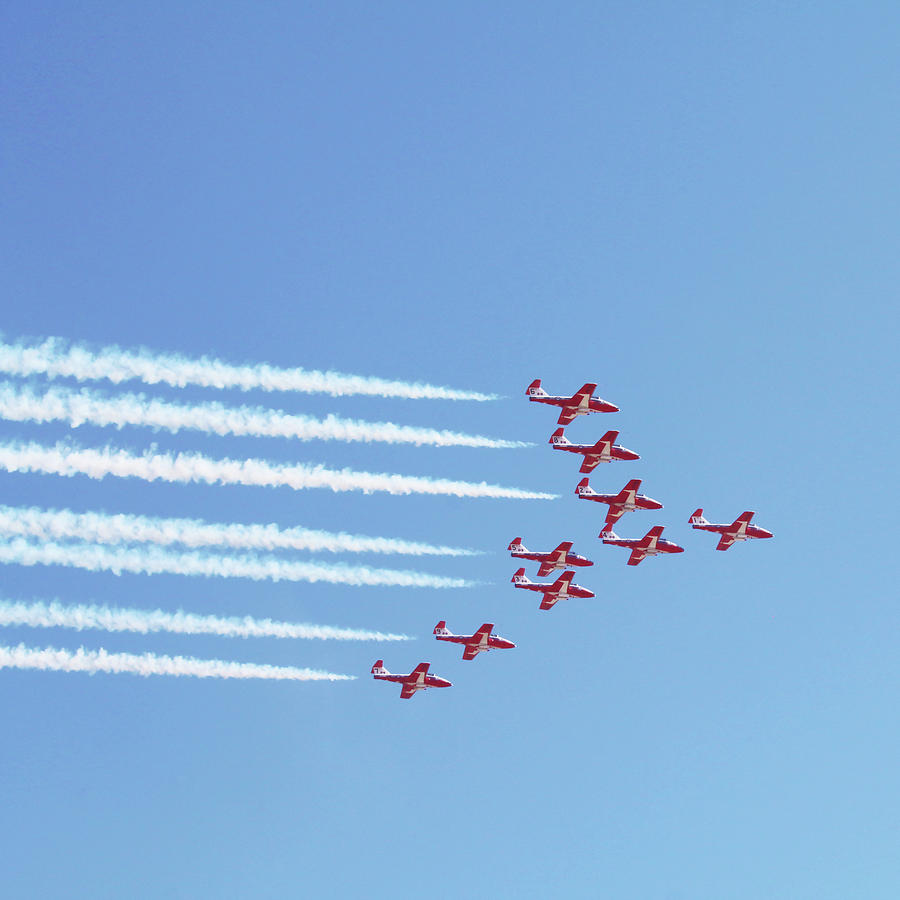 The Canadian Snowbirds Photograph by Art Block Collections