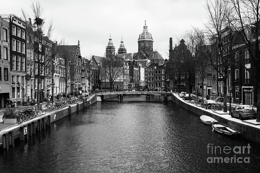 The canals of Amsterdam Photograph by Didier Marti