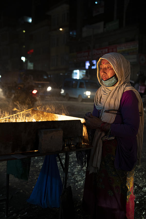 The Candles Peddler Photograph by Bruno Lavi