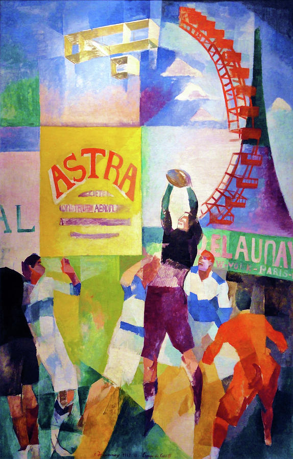 The Cardiff Team - Digital Remastered Edition Painting by Robert Delaunay