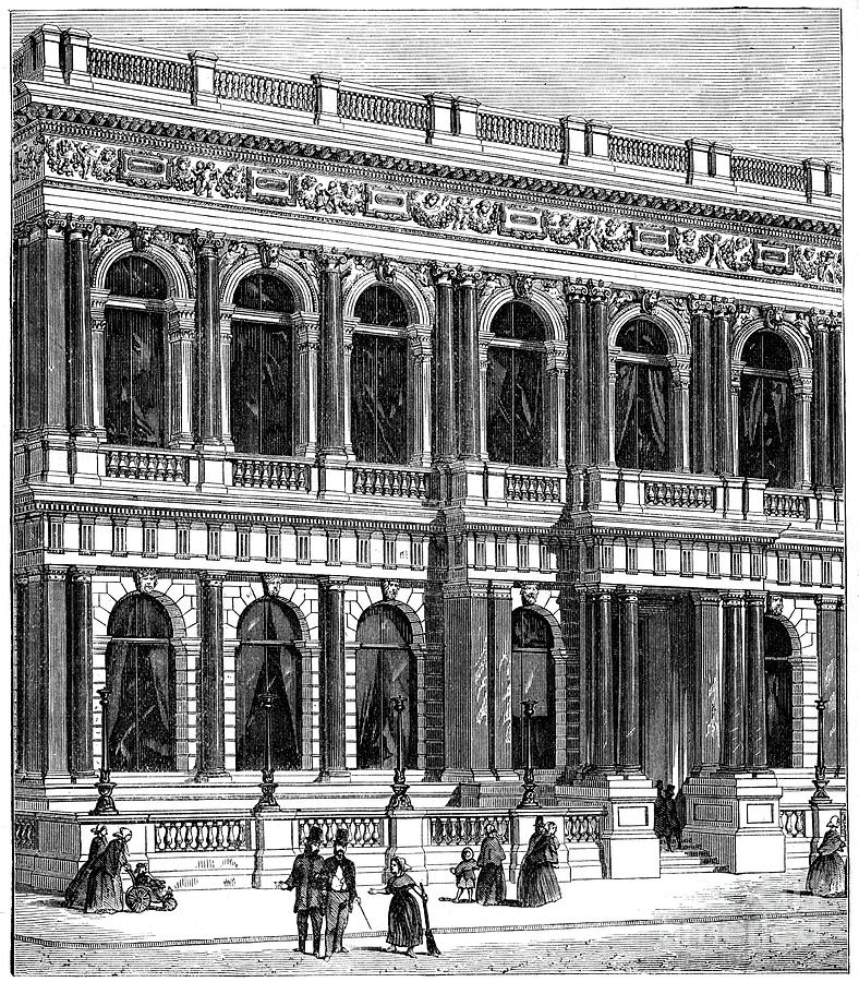 The Carlton Club, London, 1891 Drawing by Print Collector