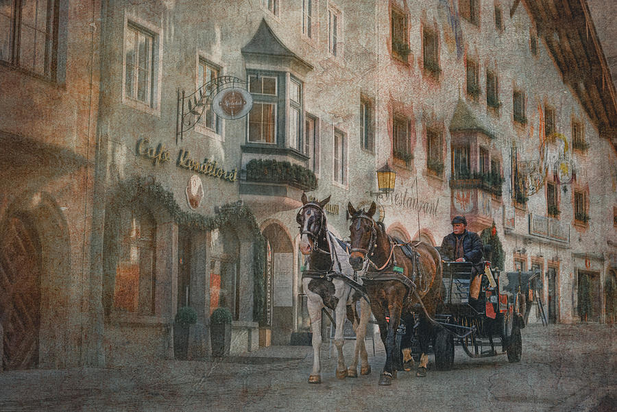 Carriage Photograph - The Carriage Ride by Anette Ohlendorf