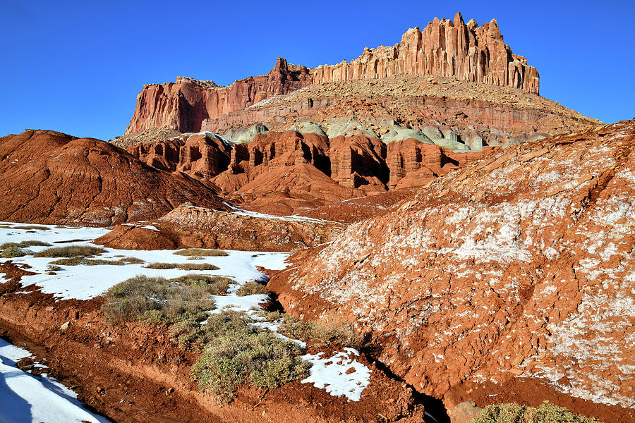 The Castle of Capitol Reef National Park Photograph by Ray Mathis